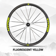 S-PARTS Infinity Logo Decals for Lún HYPER 3 D33 Gen 3 — Waterproof Overlay Set for Two Wheels + Spares - Detail 14