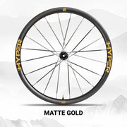 S-PARTS Infinity Logo Decals for Lún HYPER 3 D33 Gen 3 — Waterproof Overlay Set for Two Wheels + Spares - Detail 17
