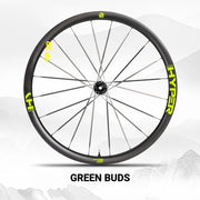 S-PARTS Infinity Logo Decals for Lún HYPER 3 D33 Gen 3 — Waterproof Overlay Set for Two Wheels + Spares - Detail 24