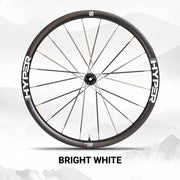 S-PARTS Infinity Logo Decals for Lún HYPER 3 D33 Gen 3 — Waterproof Overlay Set for Two Wheels + Spares - Detail 28