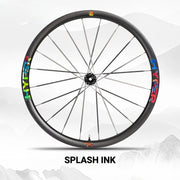 S-PARTS Infinity Logo Decals for Lún HYPER 3 D33 Gen 3 — Waterproof Overlay Set for Two Wheels + Spares - Detail 29