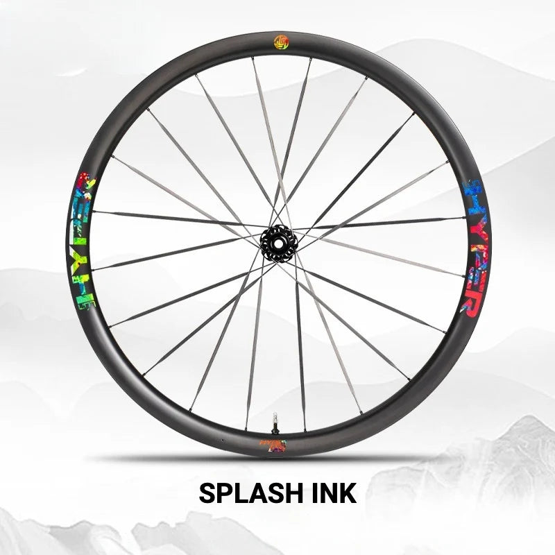 S-PARTS Infinity Logo Decals for Lún HYPER 3 D33 Gen 3 — Waterproof Overlay Set for Two Wheels + Spares - Detail 29