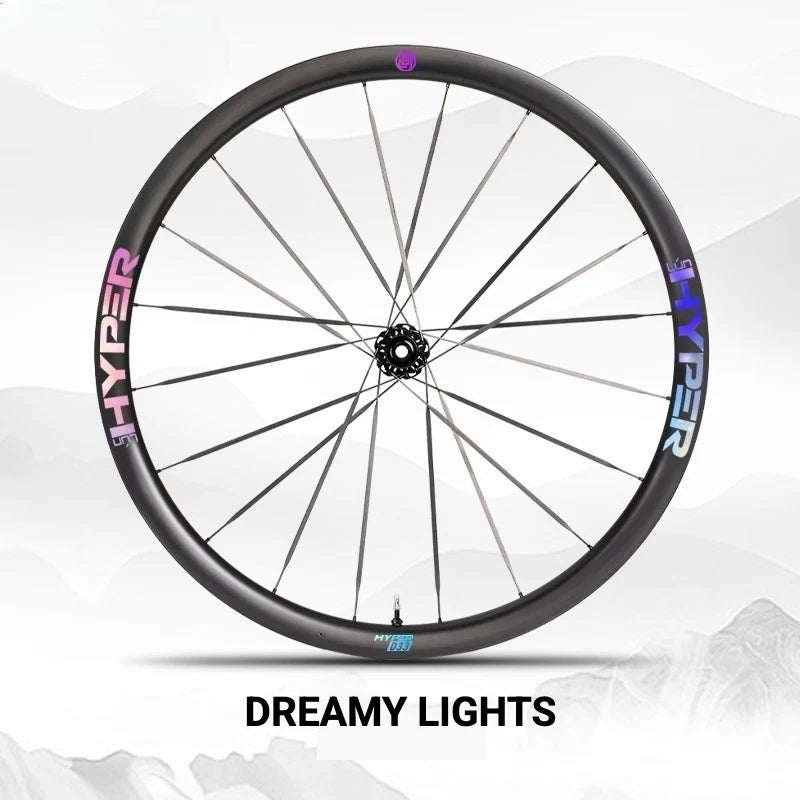 S-PARTS Infinity Logo Decals for Lún HYPER 3 D33 Gen 3 — Waterproof Overlay Set for Two Wheels + Spares - Detail 30