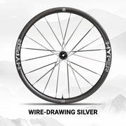 S-PARTS Infinity Logo Decals for Lún HYPER 3 D33 Gen 3 — Waterproof Overlay Set for Two Wheels + Spares - Detail 34