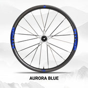 S-PARTS Infinity Logo Decals for Lún HYPER 3 D33 Gen 3 — Waterproof Overlay Set for Two Wheels + Spares - Detail 35