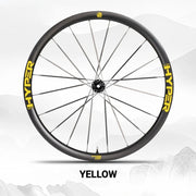 S-PARTS Infinity Logo Decals for Lún HYPER 3 D33 Gen 3 — Waterproof Overlay Set for Two Wheels + Spares - Detail 37