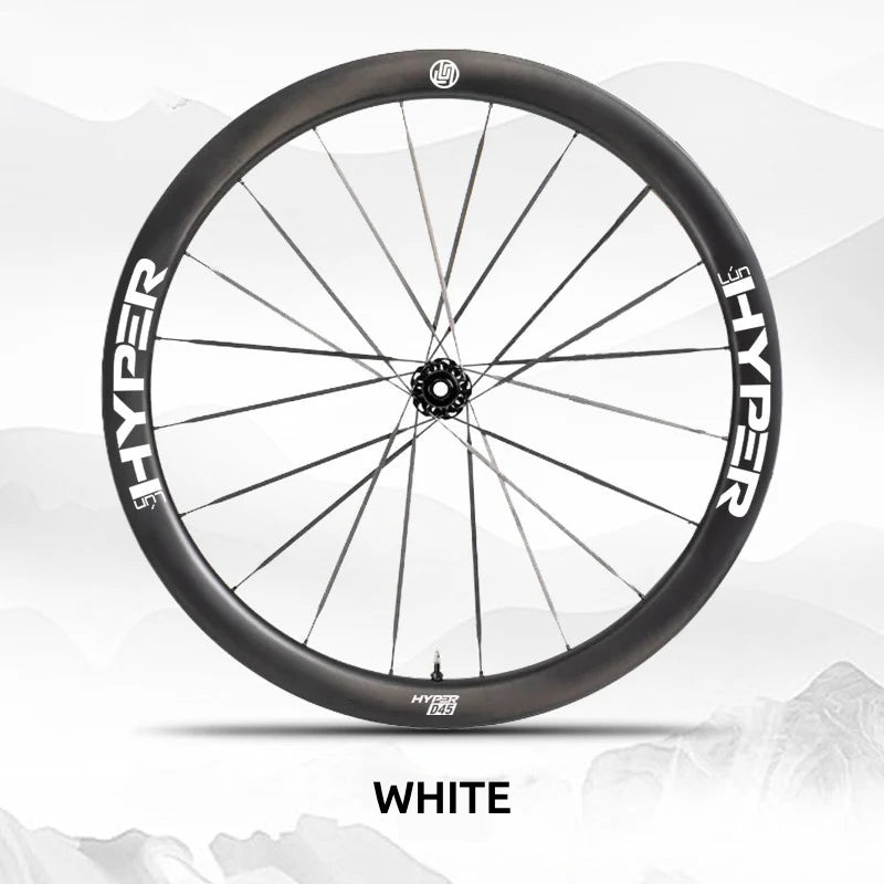 S-PARTS Infinity Logo Decals for Lún HYPER 3 D45 Gen 3 — Waterproof Overlay Set for Two Wheels + Spares - Detail 6