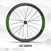 S-PARTS Infinity Logo Decals for Lún HYPER 3 D45 Gen 3 — Waterproof Overlay Set for Two Wheels + Spares - Detail 7