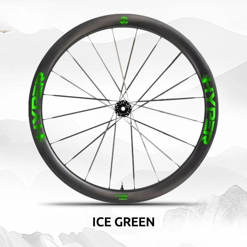 S-PARTS Infinity Logo Decals for Lún HYPER 3 D45 Gen 3 — Waterproof Overlay Set for Two Wheels + Spares - Detail 7
