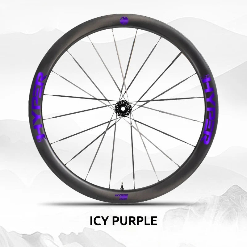 S-PARTS Infinity Logo Decals for Lún HYPER 3 D45 Gen 3 — Waterproof Overlay Set for Two Wheels + Spares - Detail 8