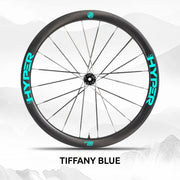 S-PARTS Infinity Logo Decals for Lún HYPER 3 D45 Gen 3 — Waterproof Overlay Set for Two Wheels + Spares - Detail 10