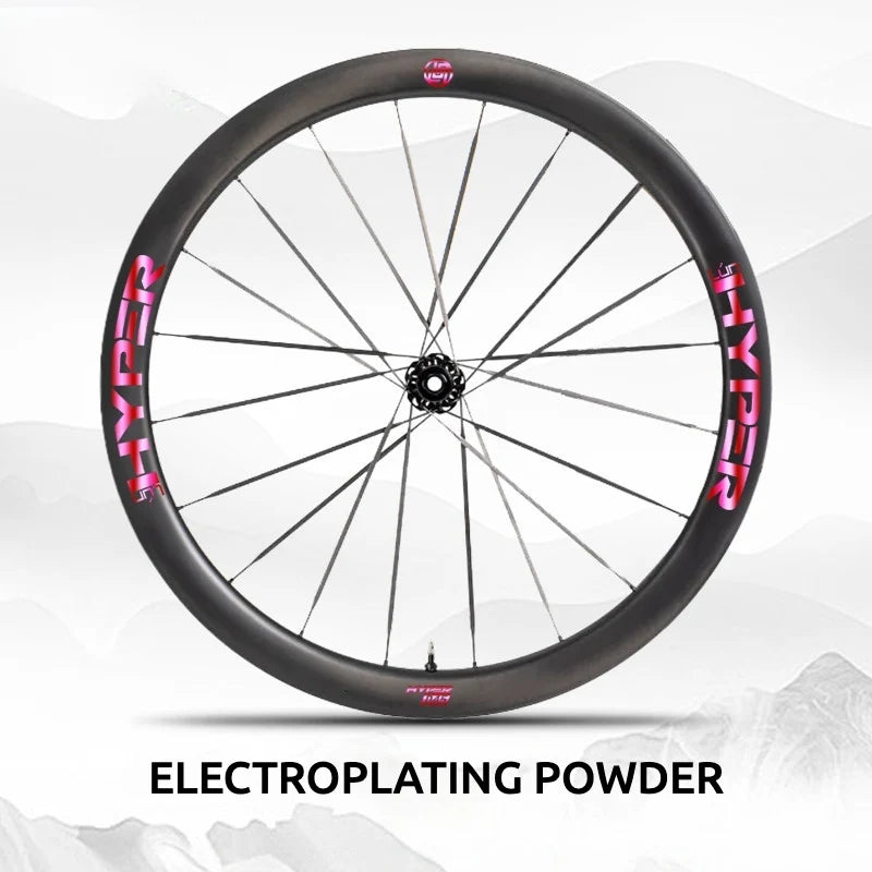 S-PARTS Infinity Logo Decals for Lún HYPER 3 D45 Gen 3 — Waterproof Overlay Set for Two Wheels + Spares - Detail 11
