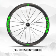S-PARTS Infinity Logo Decals for Lún HYPER 3 D45 Gen 3 — Waterproof Overlay Set for Two Wheels + Spares - Detail 13