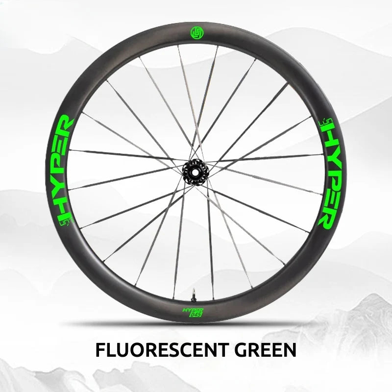 S-PARTS Infinity Logo Decals for Lún HYPER 3 D45 Gen 3 — Waterproof Overlay Set for Two Wheels + Spares - Detail 13