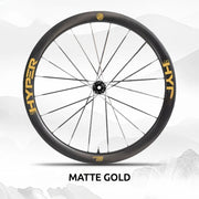 S-PARTS Infinity Logo Decals for Lún HYPER 3 D45 Gen 3 — Waterproof Overlay Set for Two Wheels + Spares - Detail 17