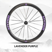 S-PARTS Infinity Logo Decals for Lún HYPER 3 D45 Gen 3 — Waterproof Overlay Set for Two Wheels + Spares - Detail 20