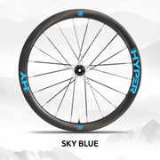 S-PARTS Infinity Logo Decals for Lún HYPER 3 D45 Gen 3 — Waterproof Overlay Set for Two Wheels + Spares - Detail 21