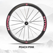 S-PARTS Infinity Logo Decals for Lún HYPER 3 D45 Gen 3 — Waterproof Overlay Set for Two Wheels + Spares - Detail 22
