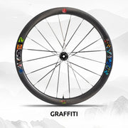 S-PARTS Infinity Logo Decals for Lún HYPER 3 D45 Gen 3 — Waterproof Overlay Set for Two Wheels + Spares - Detail 23