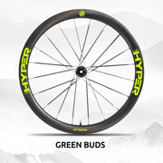 S-PARTS Infinity Logo Decals for Lún HYPER 3 D45 Gen 3 — Waterproof Overlay Set for Two Wheels + Spares - Detail 24