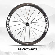S-PARTS Infinity Logo Decals for Lún HYPER 3 D45 Gen 3 — Waterproof Overlay Set for Two Wheels + Spares - Detail 28