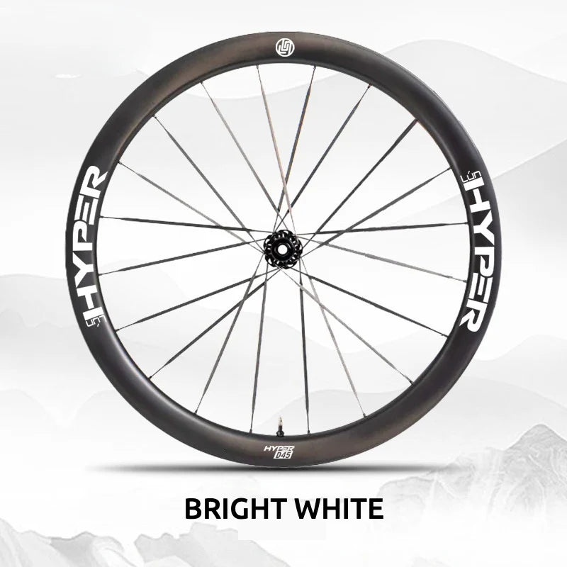 S-PARTS Infinity Logo Decals for Lún HYPER 3 D45 Gen 3 — Waterproof Overlay Set for Two Wheels + Spares - Detail 28