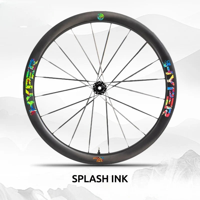 S-PARTS Infinity Logo Decals for Lún HYPER 3 D45 Gen 3 — Waterproof Overlay Set for Two Wheels + Spares - Detail 29