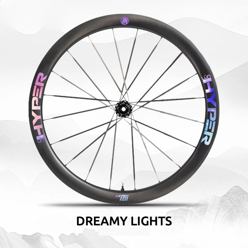 S-PARTS Infinity Logo Decals for Lún HYPER 3 D45 Gen 3 — Waterproof Overlay Set for Two Wheels + Spares - Detail 30