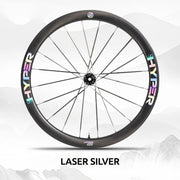 S-PARTS Infinity Logo Decals for Lún HYPER 3 D45 Gen 3 — Waterproof Overlay Set for Two Wheels + Spares - Detail 33