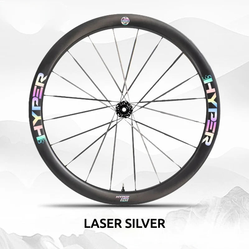 S-PARTS Infinity Logo Decals for Lún HYPER 3 D45 Gen 3 — Waterproof Overlay Set for Two Wheels + Spares - Detail 33