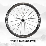 S-PARTS Infinity Logo Decals for Lún HYPER 3 D45 Gen 3 — Waterproof Overlay Set for Two Wheels + Spares - Detail 34
