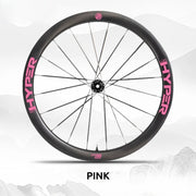 S-PARTS Infinity Logo Decals for Lún HYPER 3 D45 Gen 3 — Waterproof Overlay Set for Two Wheels + Spares - Detail 39