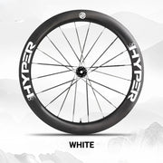 S-PARTS Infinity Logo Decals for Lún HYPER 3 D67 Gen 3 — Waterproof Overlay Set for Two Wheels + Spares - Detail 6