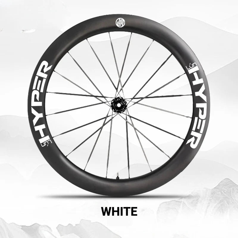 S-PARTS Infinity Logo Decals for Lún HYPER 3 D67 Gen 3 — Waterproof Overlay Set for Two Wheels + Spares - Detail 6