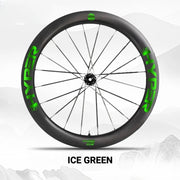 S-PARTS Infinity Logo Decals for Lún HYPER 3 D67 Gen 3 — Waterproof Overlay Set for Two Wheels + Spares - Detail 7