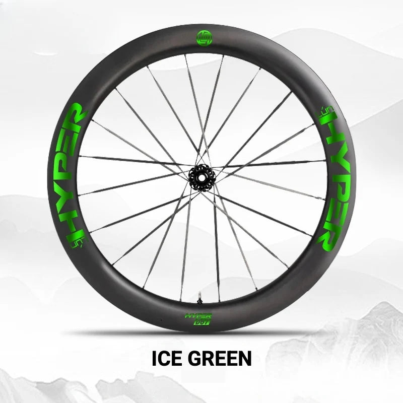 S-PARTS Infinity Logo Decals for Lún HYPER 3 D67 Gen 3 — Waterproof Overlay Set for Two Wheels + Spares - Detail 7