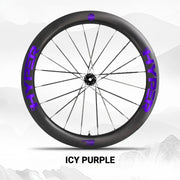 S-PARTS Infinity Logo Decals for Lún HYPER 3 D67 Gen 3 — Waterproof Overlay Set for Two Wheels + Spares - Detail 8
