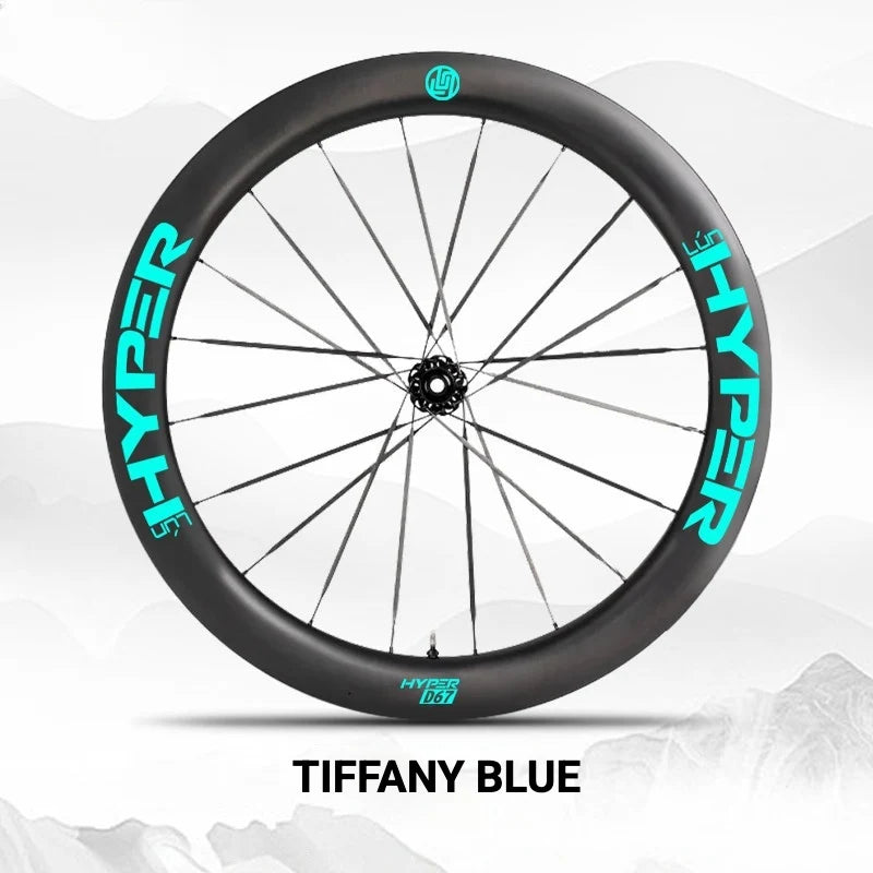 S-PARTS Infinity Logo Decals for Lún HYPER 3 D67 Gen 3 — Waterproof Overlay Set for Two Wheels + Spares - Detail 10