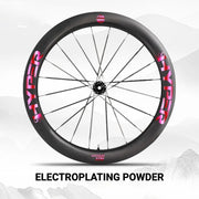 S-PARTS Infinity Logo Decals for Lún HYPER 3 D67 Gen 3 — Waterproof Overlay Set for Two Wheels + Spares - Detail 11