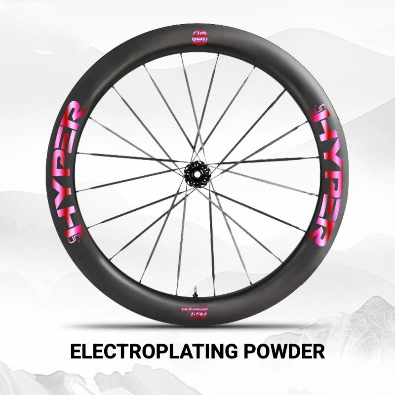 S-PARTS Infinity Logo Decals for Lún HYPER 3 D67 Gen 3 — Waterproof Overlay Set for Two Wheels + Spares - Detail 11