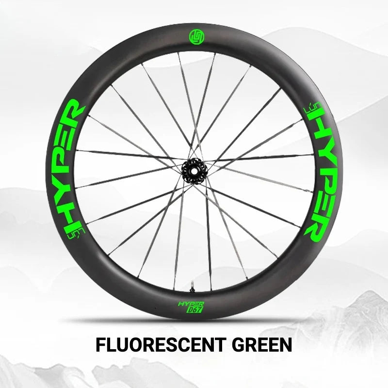 S-PARTS Infinity Logo Decals for Lún HYPER 3 D67 Gen 3 — Waterproof Overlay Set for Two Wheels + Spares - Detail 13