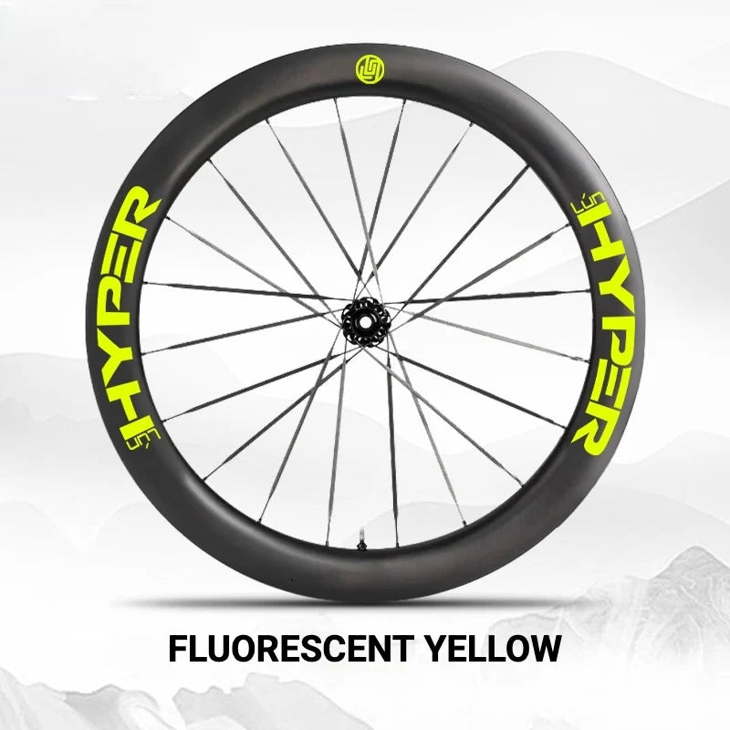S-PARTS Infinity Logo Decals for Lún HYPER 3 D67 Gen 3 — Waterproof Overlay Set for Two Wheels + Spares - Detail 14