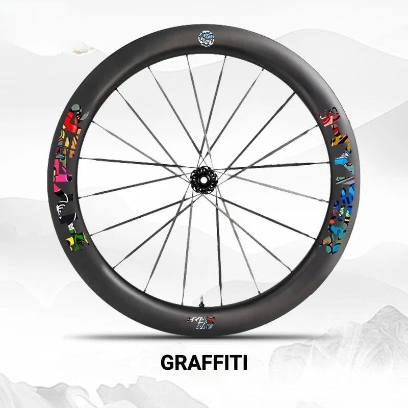S-PARTS Infinity Logo Decals for Lún HYPER 3 D67 Gen 3 — Waterproof Overlay Set for Two Wheels + Spares - Detail 23
