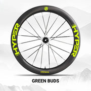 S-PARTS Infinity Logo Decals for Lún HYPER 3 D67 Gen 3 — Waterproof Overlay Set for Two Wheels + Spares - Detail 24