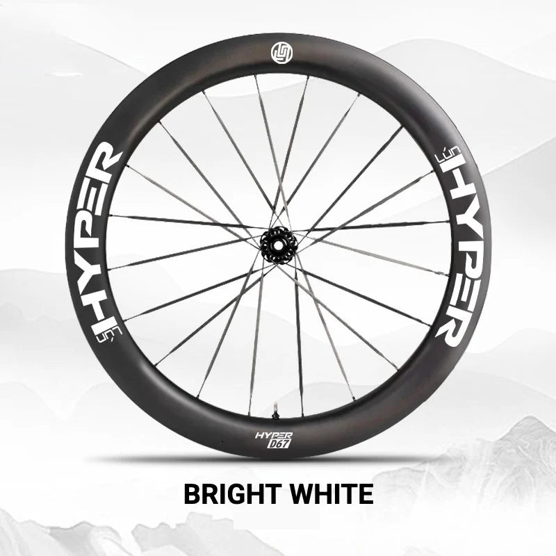 S-PARTS Infinity Logo Decals for Lún HYPER 3 D67 Gen 3 — Waterproof Overlay Set for Two Wheels + Spares - Detail 28