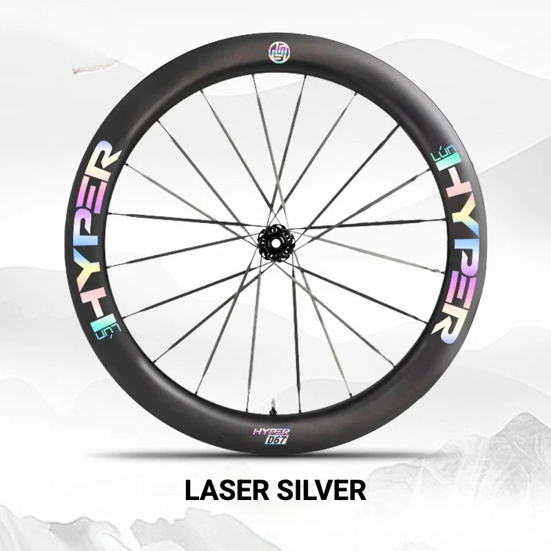 S-PARTS Infinity Logo Decals for Lún HYPER 3 D67 Gen 3 — Waterproof Overlay Set for Two Wheels + Spares - Detail 33