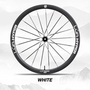 S-PARTS Infinity Logo Decals for Lún HYPER 5 D40 Gen 5 — Waterproof Overlay Set for Two Wheels + Spares - Detail 6
