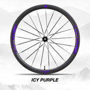 S-PARTS Infinity Logo Decals for Lún HYPER 5 D40 Gen 5 — Waterproof Overlay Set for Two Wheels + Spares - Detail 8