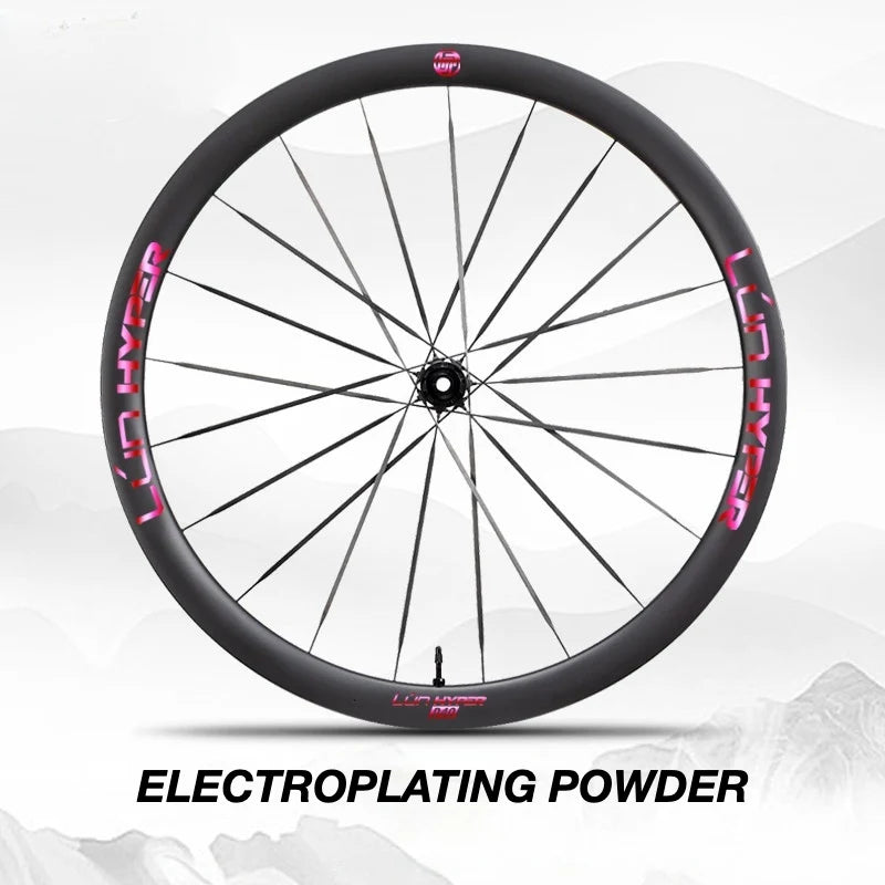 S-PARTS Infinity Logo Decals for Lún HYPER 5 D40 Gen 5 — Waterproof Overlay Set for Two Wheels + Spares - Detail 11