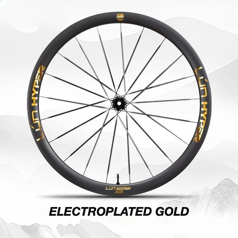 S-PARTS Infinity Logo Decals for Lún HYPER 5 D40 Gen 5 — Waterproof Overlay Set for Two Wheels + Spares - Detail 12